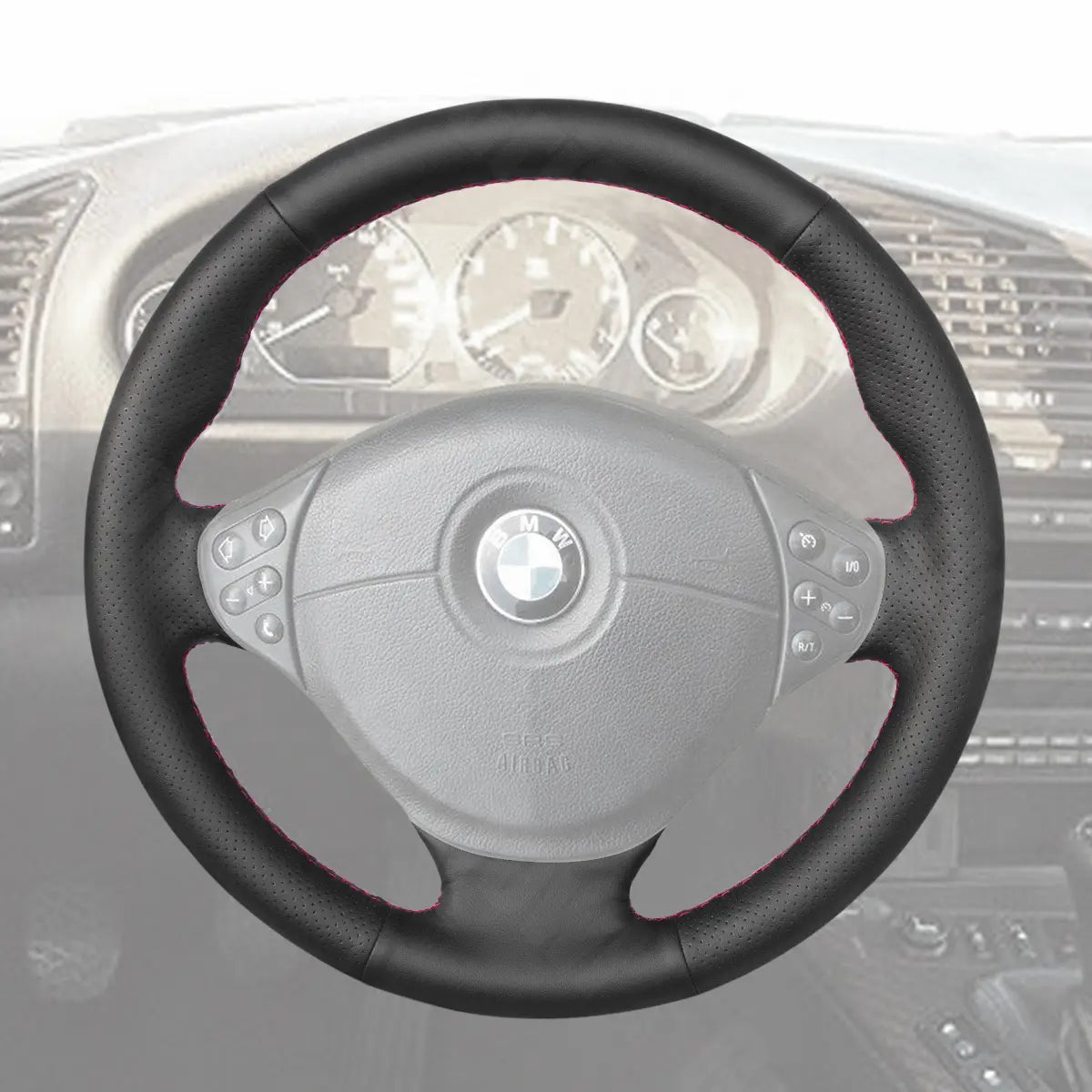 Griffowl Steering Wheel Cover for Crafted Touring BMW 3 Series E36 5 Series E39 1996-2001. Elevate your interior with Griffowl's wrap and stitch kit.