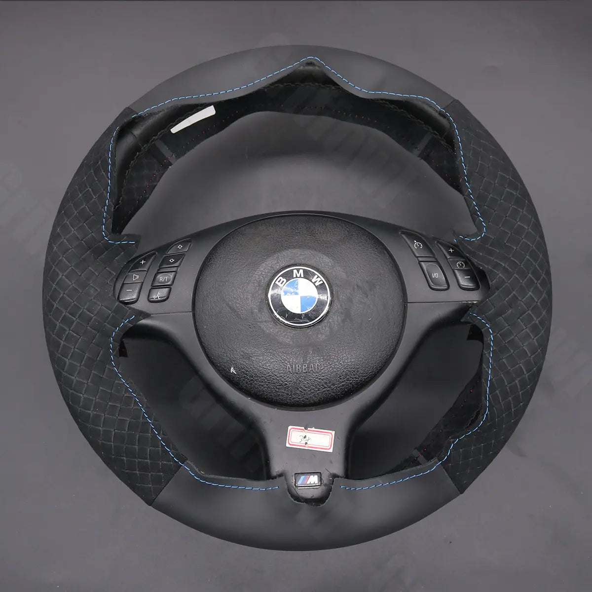 Griffowl Steering Wheel Cover for Crafted Touring BMW 3 Series E46 5 Series E39 2000-2004. Elevate your interior with Griffowl's wrap and stitch kit.