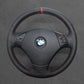 Griffowl Steering Wheel Cover for Crafted Touring BMW 3 Series E91 2005 2006-2011. For refined interior upgrades using our wrap and stitch kit.