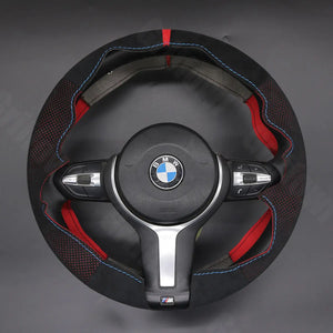 Griffowl Steering Wheel Cover for Crafted Touring BMW 3 Series F31 Crafted Touring 2012-2019. Elevate your interior with Griffowl's wrap and stitch kit.