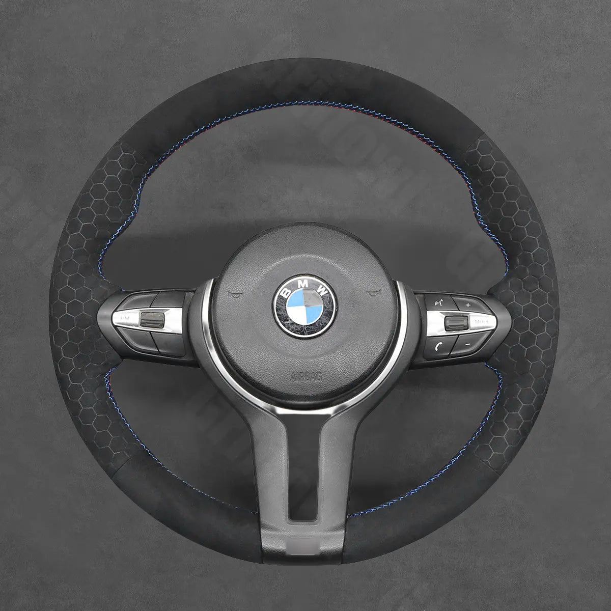 Griffowl Steering Wheel Cover for Crafted Touring BMW 3 Series F31 Crafted Touring 2012-2019. Elevate your interior with Griffowl's wrap and stitch kit.