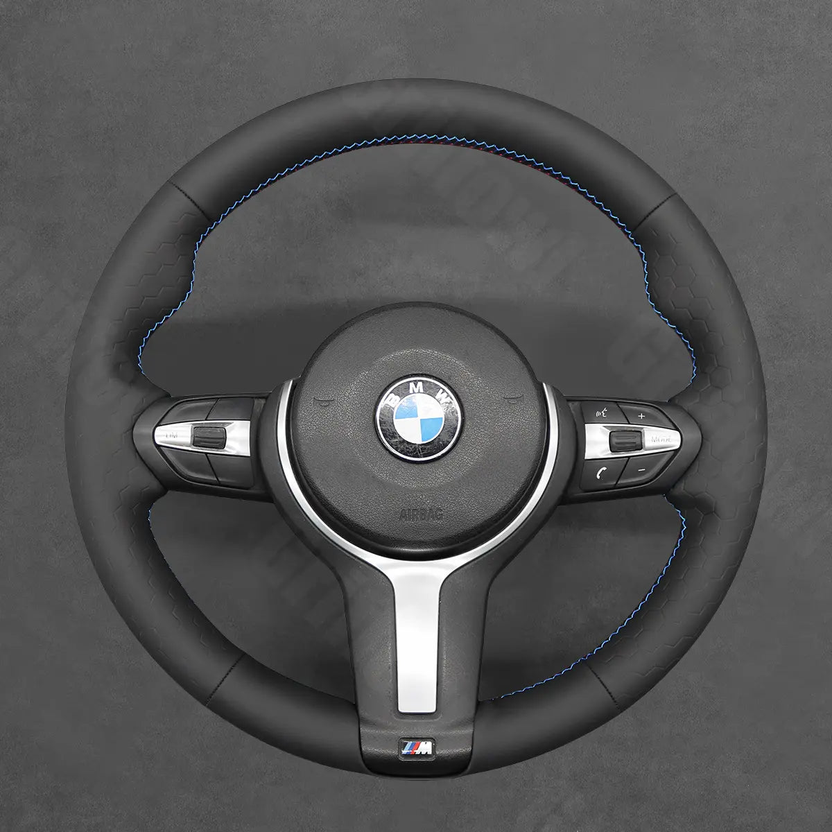 Griffowl Steering Wheel Cover for Crafted Touring BMW 3 Series F31 Crafted Touring 2012-2019. Elevate your interior with Griffowl's wrap and stitch kit.