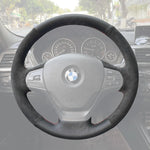 Griffowl Steering Wheel Cover for Crafted Touring BMW 3 Series F31 Crafted Touring Estate 2012-2019. Hand-sewn DIY kit blends grip, function, and style inside.
