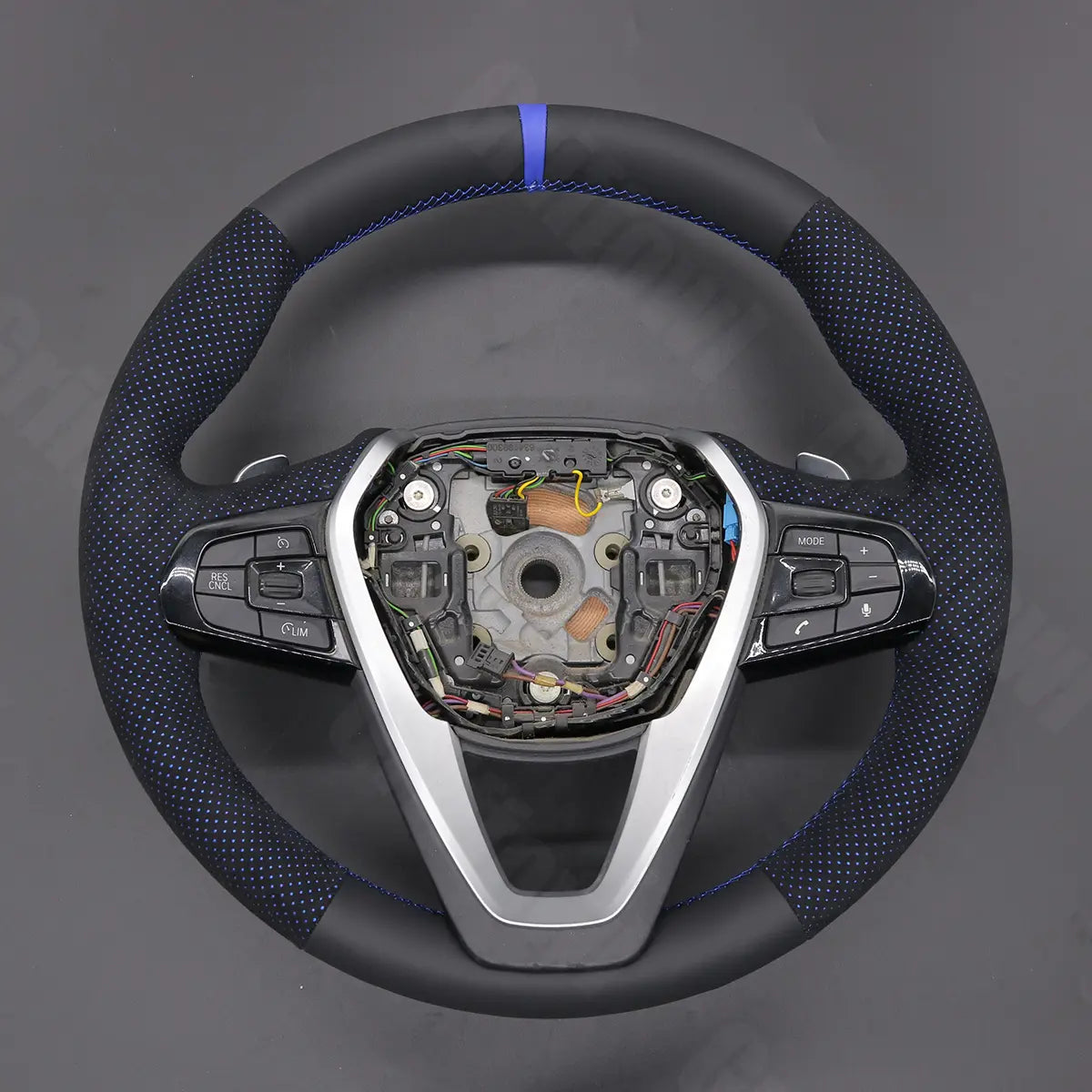 Griffowl Steering Wheel Cover for Crafted Touring BMW 5 Series 3 Series 6 Series 2017-2023. Elevate your interior with Griffowl's wrap and stitch kit.