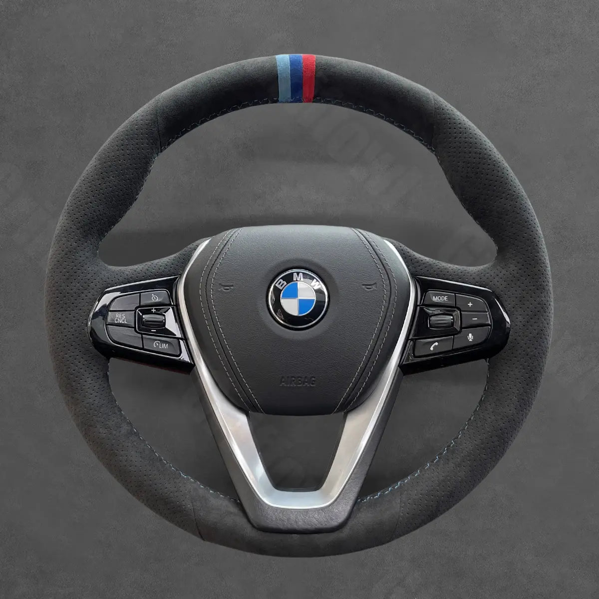 Griffowl Steering Wheel Cover for Crafted Touring BMW 5 Series 3 Series 6 Series 2017-2023. Elevate your interior with Griffowl's wrap and stitch kit.