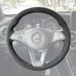 Griffowl Steering Wheel Cover for Crafted Touring Mercedes Benz CLS-Class X218 2014-2018. Elevate your interior with Griffowl's wrap and stitch kit.