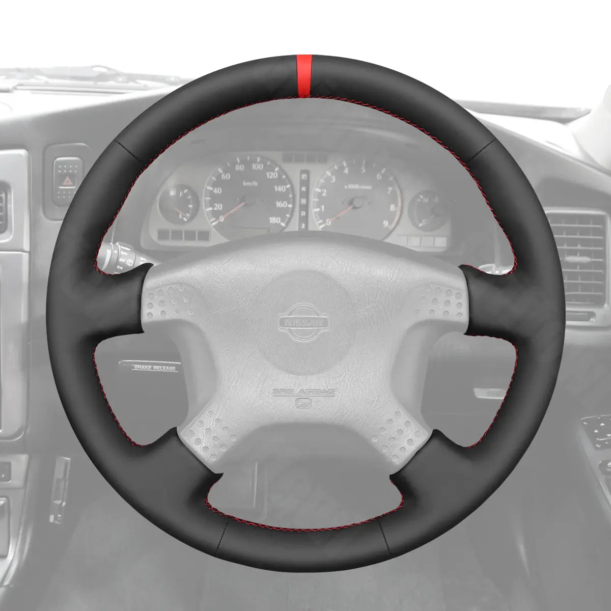 Griffowl Steering Wheel Cover for Crafted Touring Nissan Stagea 1996-1999. Perfect grip with our steering wheel wrap and custom interior touch.
