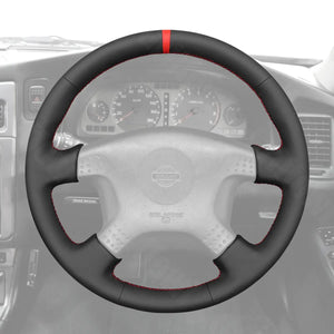 Griffowl Steering Wheel Cover for Crafted Touring Nissan Stagea 1996-1999. Perfect grip with our steering wheel wrap and custom interior touch.
