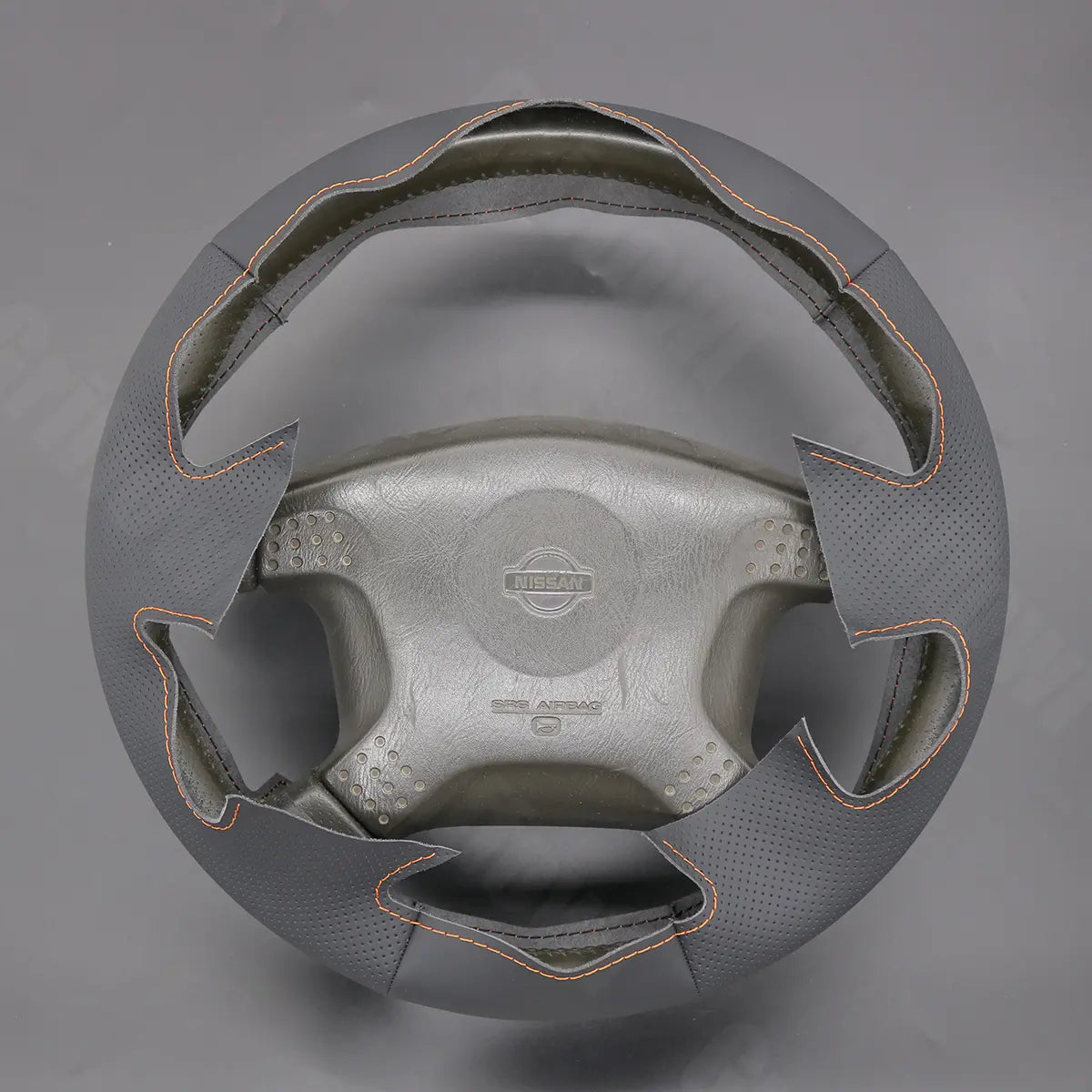 Griffowl Steering Wheel Cover for Crafted Touring Nissan Stagea 1996-1999. Perfect grip with our steering wheel wrap and custom interior touch.
