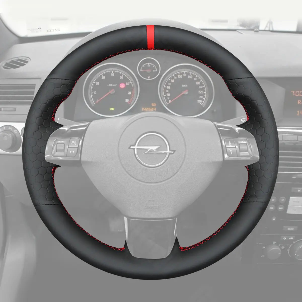 Griffowl Steering Wheel Cover for Crafted Touring Opel Vectra C 2005-2009. Perfect grip with our steering wheel wrap and custom interior touch.
