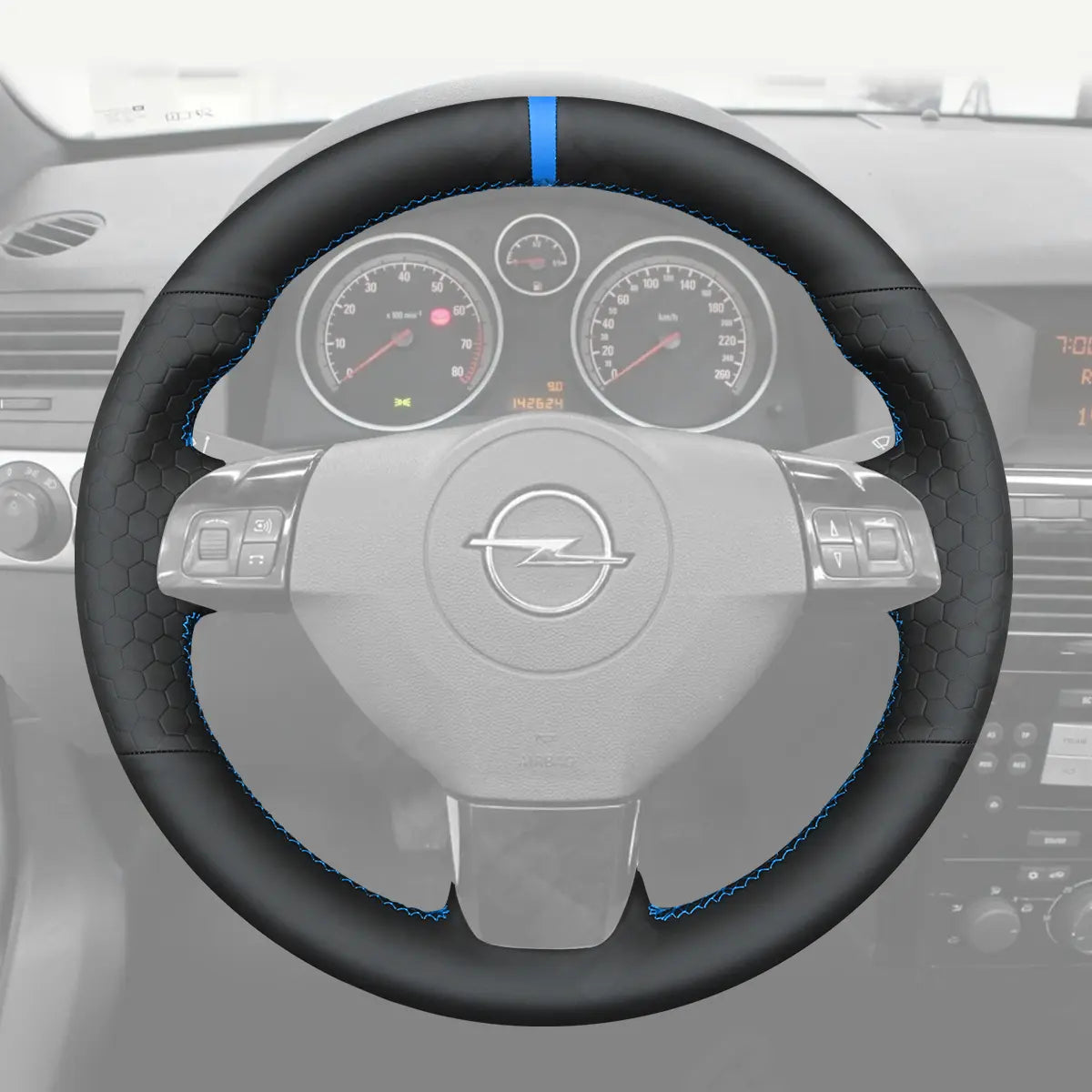 Griffowl Steering Wheel Cover for Crafted Touring Opel Vectra C 2005-2009. Perfect grip with our steering wheel wrap and custom interior touch.
