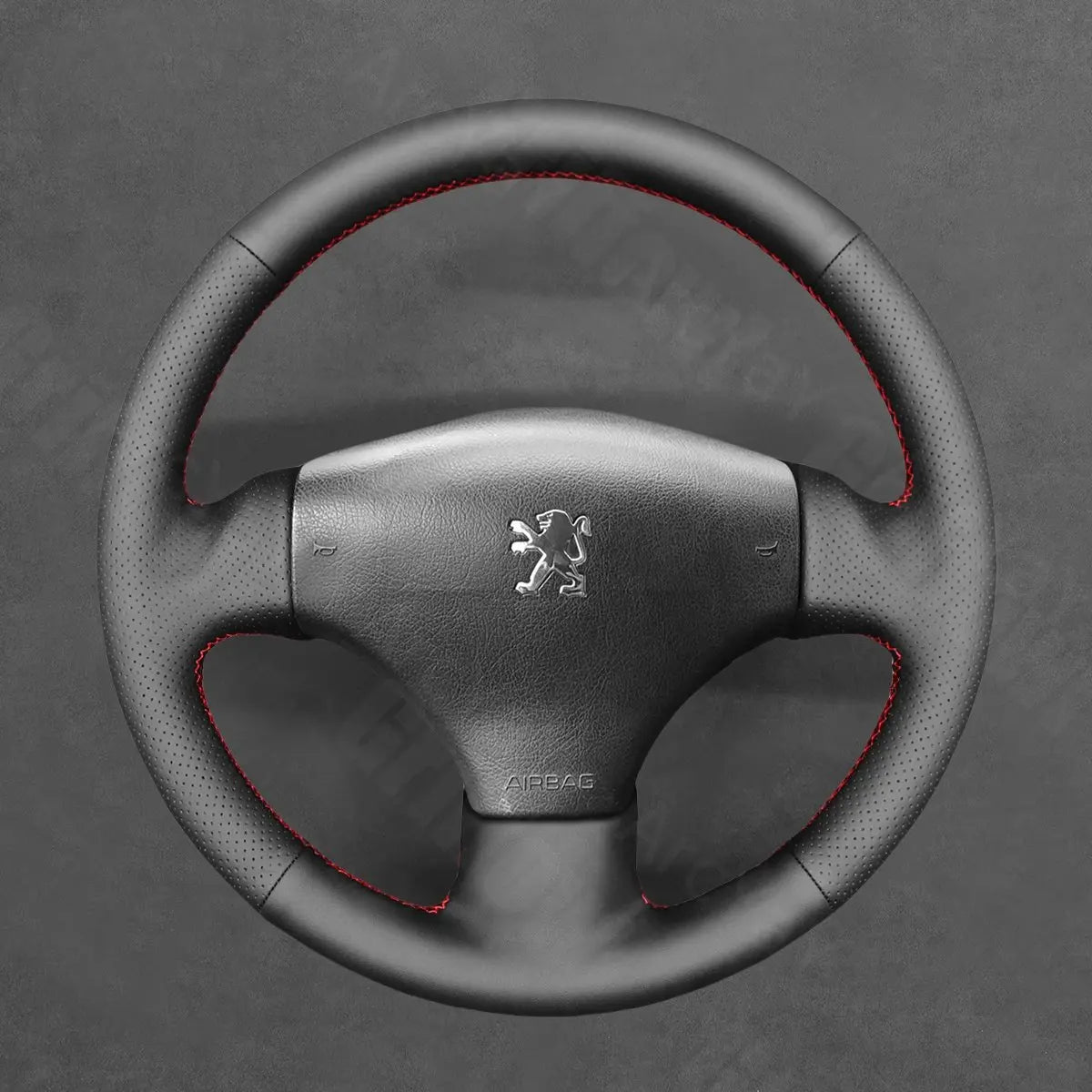 Griffowl Steering Wheel Cover for Crafted Touring Peugeot 206 SW 2001-2009. Perfect grip with our steering wheel wrap and custom interior touch.