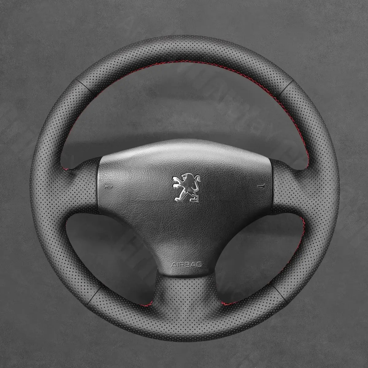 Griffowl Steering Wheel Cover for Crafted Touring Peugeot 206 SW 2001-2009. Perfect grip with our steering wheel wrap and custom interior touch.