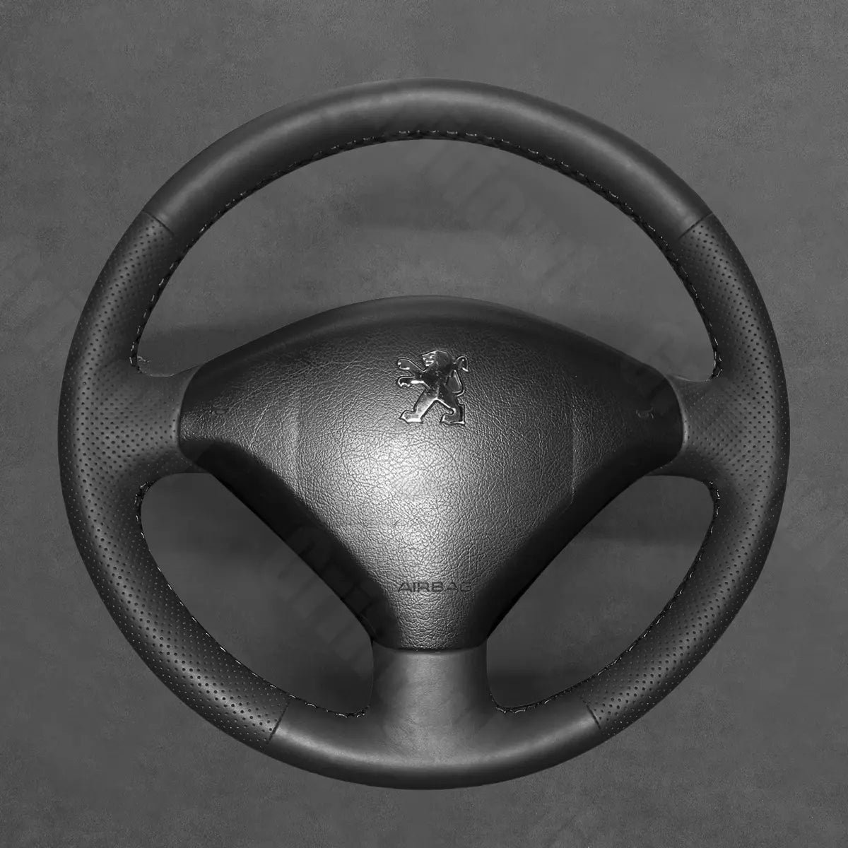 Griffowl Steering Wheel Cover for Crafted Touring Peugeot 307 SW 2002-2008. Perfect grip with our steering wheel wrap and custom interior touch.