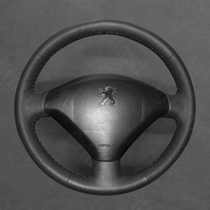 Griffowl Steering Wheel Cover for Crafted Touring Peugeot 307 SW 2002-2008. Perfect grip with our steering wheel wrap and custom interior touch.