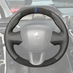 Griffowl Steering Wheel Cover for Crafted Touring Peugeot 308 SW 2014-2017. Perfect grip with our steering wheel wrap and custom interior touch.