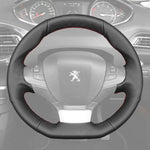Griffowl Steering Wheel Cover for Crafted Touring Peugeot 308 SW 2014-2021. Perfect grip with our steering wheel wrap and custom interior touch.