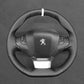 Griffowl Steering Wheel Cover for Crafted Touring Peugeot 308 SW 2014-2021. Perfect grip with our steering wheel wrap and custom interior touch.