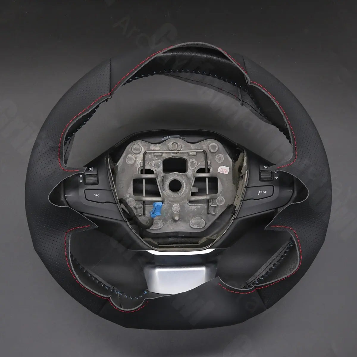 Griffowl Steering Wheel Cover for Crafted Touring Peugeot 308 SW 2014-2021. Perfect grip with our steering wheel wrap and custom interior touch.