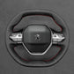 Griffowl Steering Wheel Cover for Crafted Touring Peugeot 508 SW 2019-2022. Perfect grip with our steering wheel wrap and custom interior touch.