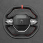 Griffowl Steering Wheel Cover for Crafted Touring Peugeot 508 SW 2019-2022. Perfect grip with our steering wheel wrap and custom interior touch.
