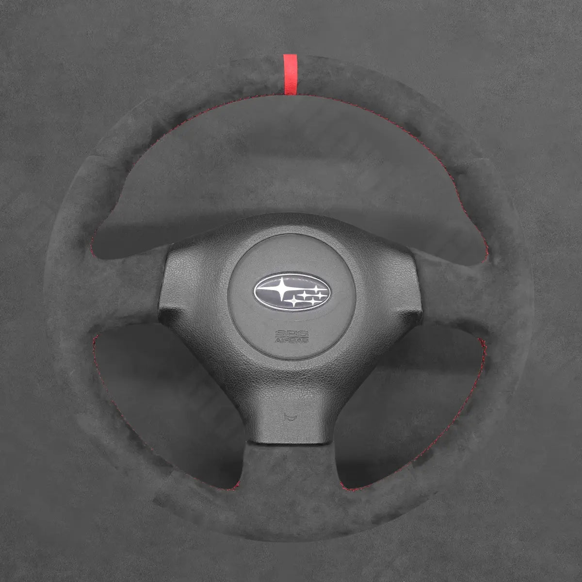 Customized Sedan Steering Wheel Cover for Subaru Impreza WRX STI 2002-2004