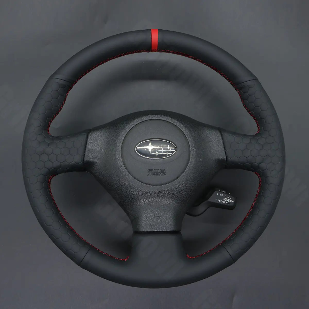 Griffowl Steering Wheel Cover for Crafted Touring Subaru Outback Crafted Touring 2005-2007. Elevate your interior with Griffowl's wrap and stitch kit.

