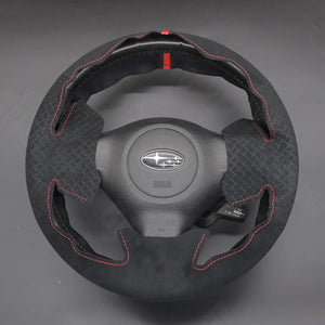 Griffowl Steering Wheel Cover for Crafted Touring Subaru Outback Crafted Touring 2005-2007. Elevate your interior with Griffowl's wrap and stitch kit.
