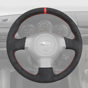 Griffowl Steering Wheel Cover for Crafted Touring Subaru Outback Crafted Touring 2005-2007. Elevate your interior with Griffowl's wrap and stitch kit.
