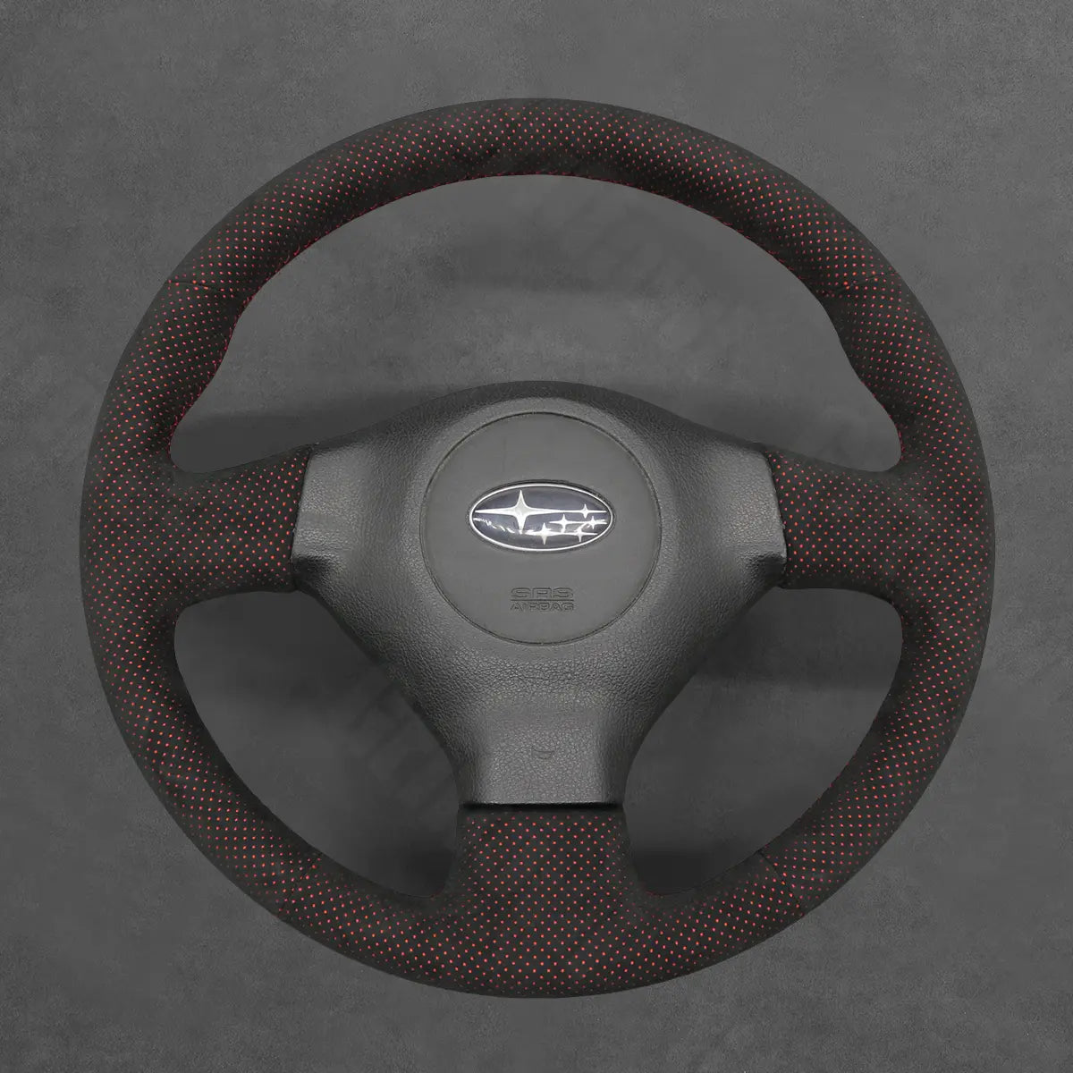 Griffowl Steering Wheel Cover for Crafted Touring Subaru Outback Crafted Touring 2005-2007. Elevate your interior with Griffowl's wrap and stitch kit.
