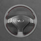 Griffowl Steering Wheel Cover for Crafted Touring Subaru Outback Mutifunction button 2005-2007. Elevate your interior with Griffowl's wrap and stitch kit.
