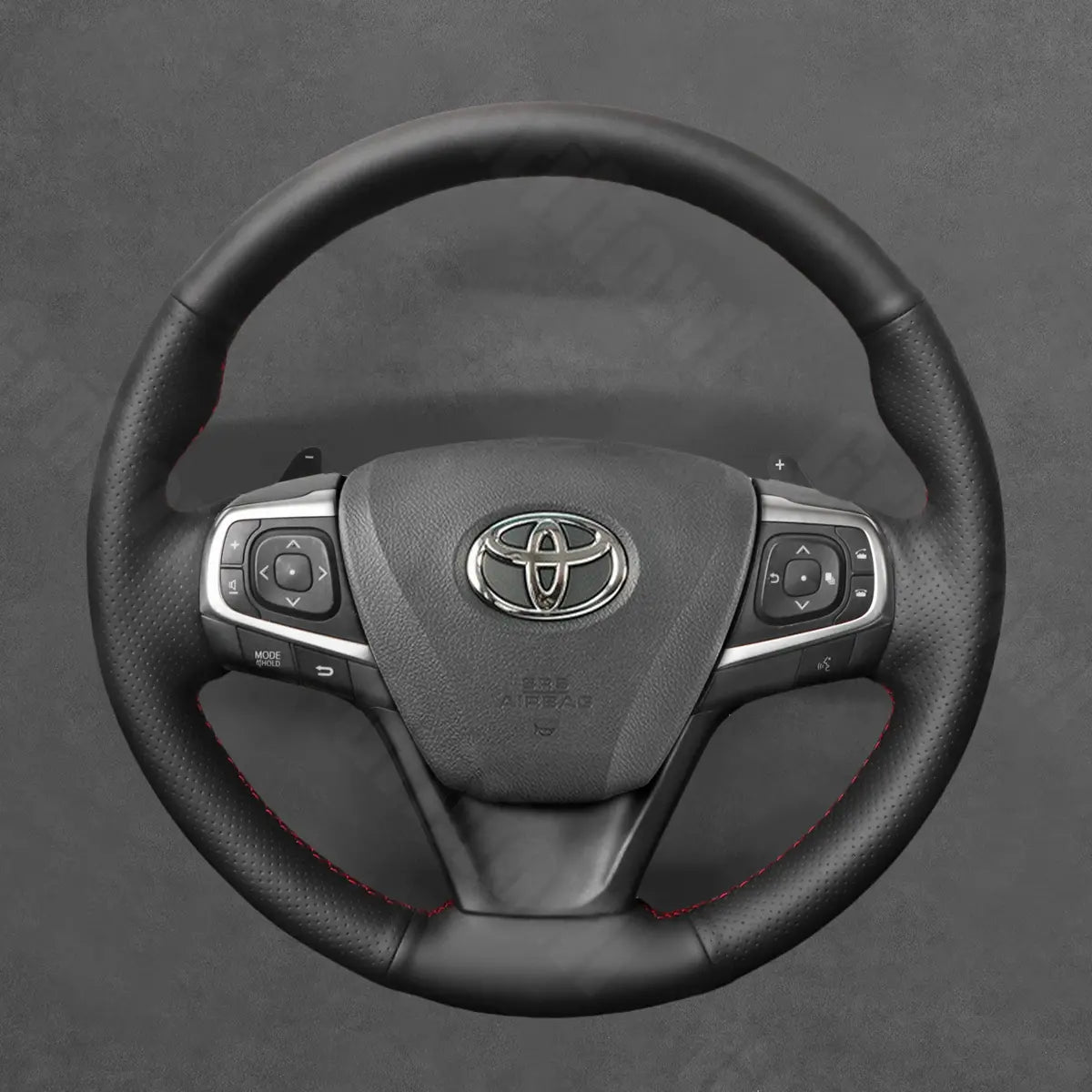 Griffowl Steering Wheel Cover for Toyota Avensis Previa Estima Noah Voxy Verso Camry  Avalon Premio-Harrier 2015-2019. Perfect grip with our steering wheel wrap and custom interior touch.