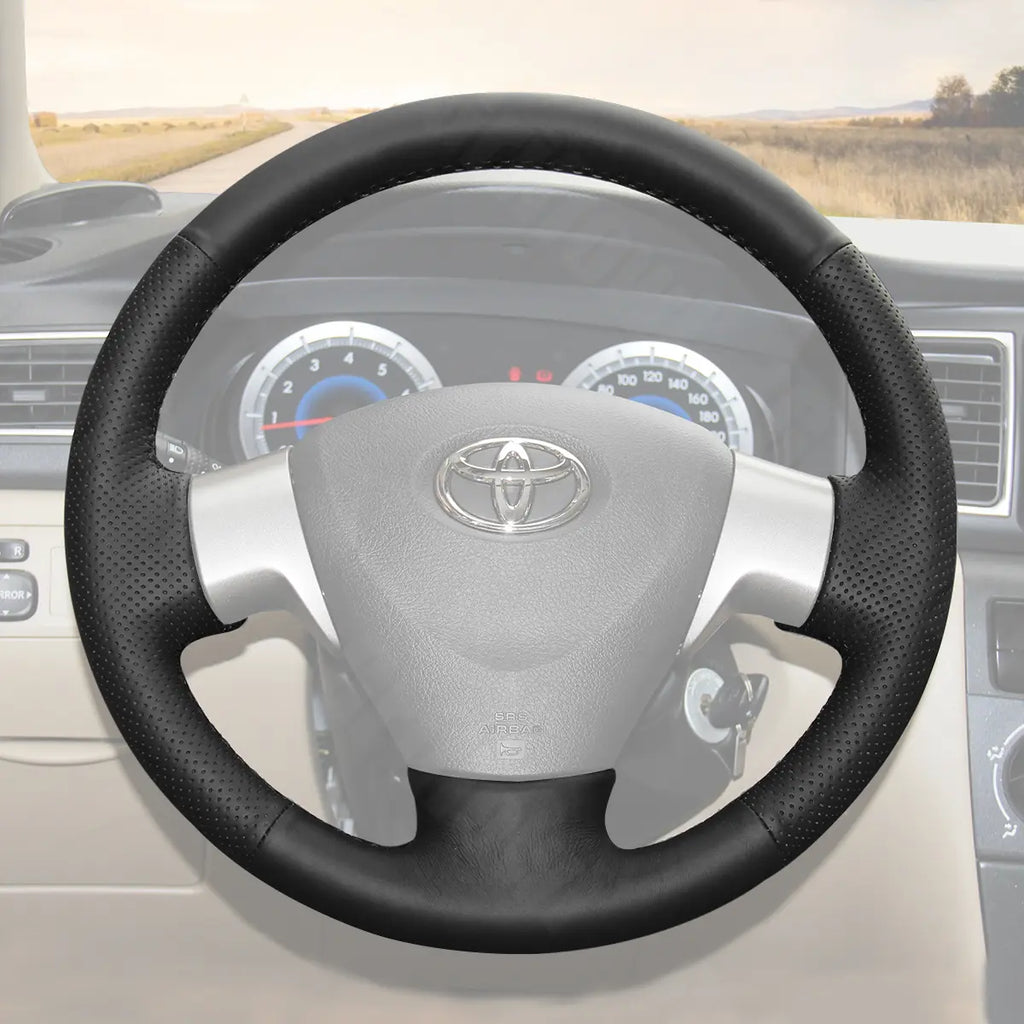 Griffowl Steering Wheel Cover for Crafted Touring Toyota Matrix 2008-2010. Perfect grip with our steering wheel wrap and custom interior touch.