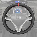 Griffowl Steering Wheel Cover for Customized Sedan Acura CSX 2006-2011. Perfect grip with our steering wheel wrap and custom interior touch.