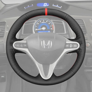 Griffowl Steering Wheel Cover for Customized Sedan Acura CSX 2006-2011. Perfect grip with our steering wheel wrap and custom interior touch.