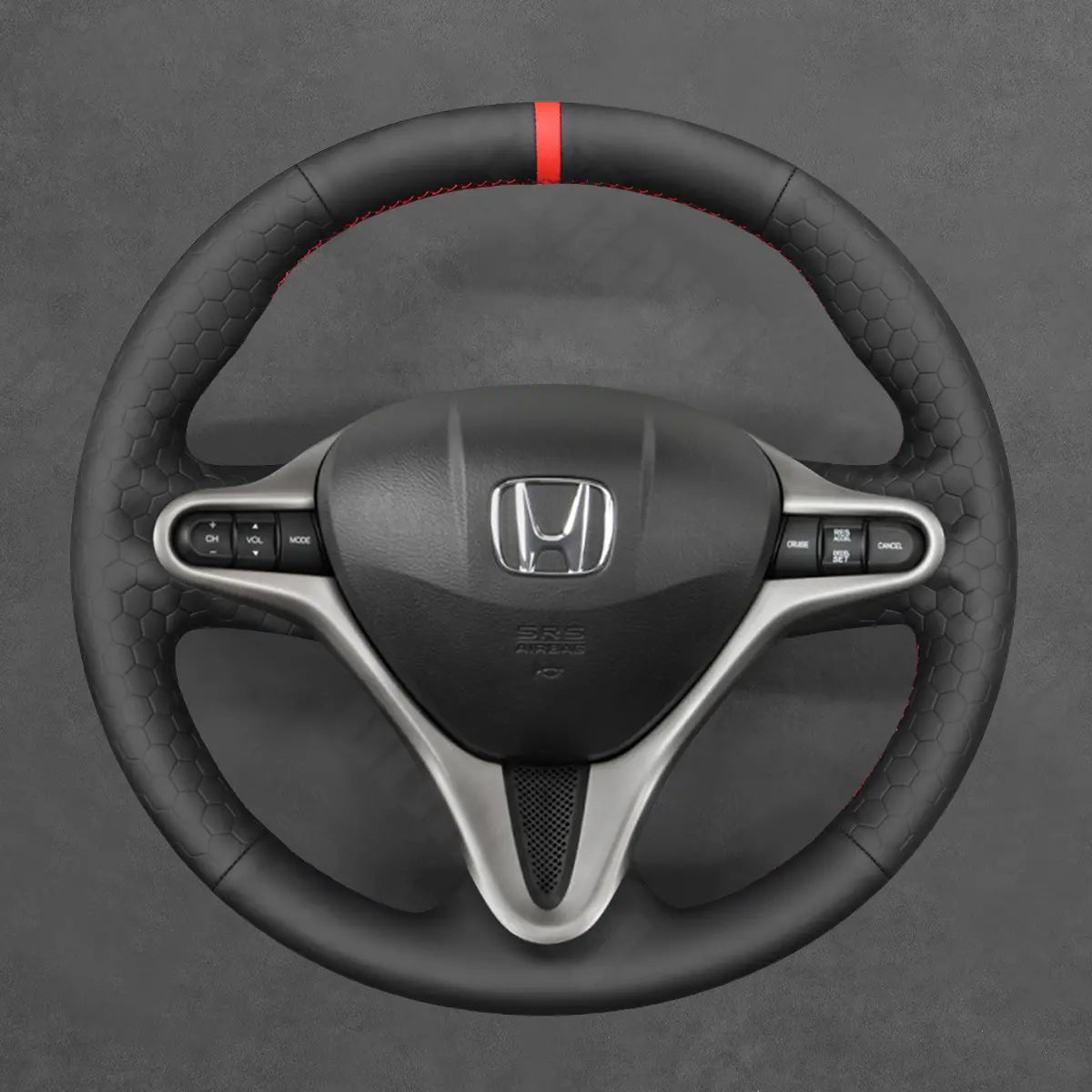 Griffowl Steering Wheel Cover for Customized Sedan Acura CSX 2006-2011. Perfect grip with our steering wheel wrap and custom interior touch.
