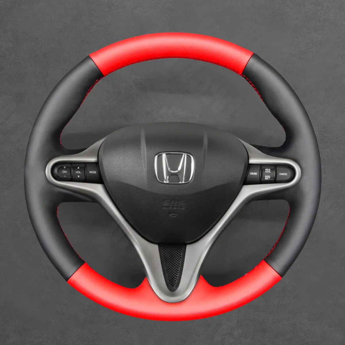 Griffowl Steering Wheel Cover for Customized Sedan Acura CSX 2006-2011. Perfect grip with our steering wheel wrap and custom interior touch.