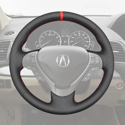 Griffowl Steering Wheel Cover for Customized Sedan Acura ILX TL 2009-2022. Perfect grip with our steering wheel wrap and custom interior touch.
