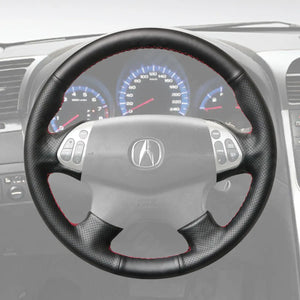 Griffowl Steering Wheel Cover for Customized Sedan Acura TL 2004-2006. Compact, hand-sewn DIY wrap for quick interior mods and grip upgrade.
