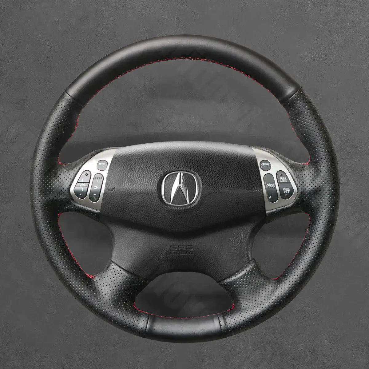 Griffowl Steering Wheel Cover for Customized Sedan Acura TL 2004-2006. Compact, hand-sewn DIY wrap for quick interior mods and grip upgrade.
