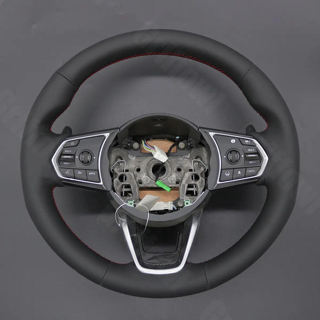 Griffowl Steering Wheel Cover for Customized Sedan Acura TLX 2022-2025. Perfect grip with our steering wheel wrap and custom interior touch.
