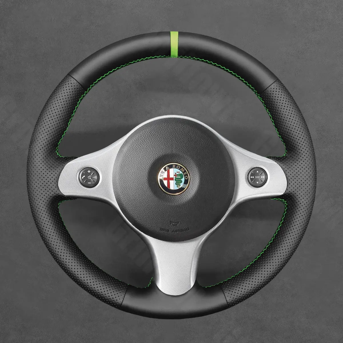 Griffowl Steering Wheel Cover for Customized Sedan Alfa Romeo 159 2006-2012. Perfect grip with our steering wheel wrap and custom interior touch.Griffowl Steering Wheel Cover for Customized Sedan Alfa Romeo 159 2006-2012. Perfect grip with our steering wheel wrap and custom interior touch.Griffowl Steering Wheel Cover for Customized Sedan Alfa Romeo 159 2006-2012. Perfect grip with our steering wheel wrap and custom interior touch.Griffowl Steering Wheel Cover for Customized Sedan Alfa Romeo 159 2006-2012. 