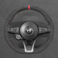 Griffowl Steering Wheel Cover for Customized Sedan Alfa Romeo Giulia 2020-2022. For refined interior upgrades using our wrap and stitch kit.
