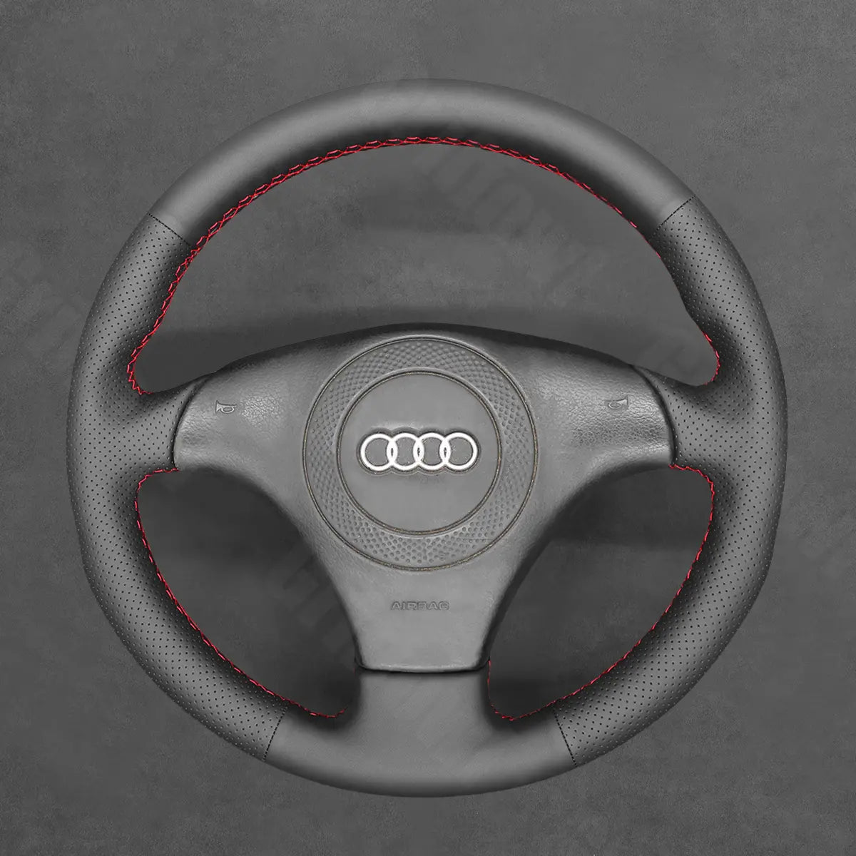 Griffowl Steering Wheel Cover for Customized Sedan Audi A8 S4 S6 1997-2002. Perfect grip with our steering wheel wrap and custom interior touch.