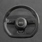 Griffowl Steering Wheel Cover for Customized Sedan Audi S3 S4 S5 RS3 RS4 RS5 2016-2022. Elevate your interior with Griffowl's wrap and stitch kit.