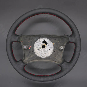 Griffowl Steering Wheel Cover for Customized Sedan BMW 3 Series E36 E46 E39 7 Series E38 1994-2004. Hand-sewn DIY kit blends grip, function, and style inside.