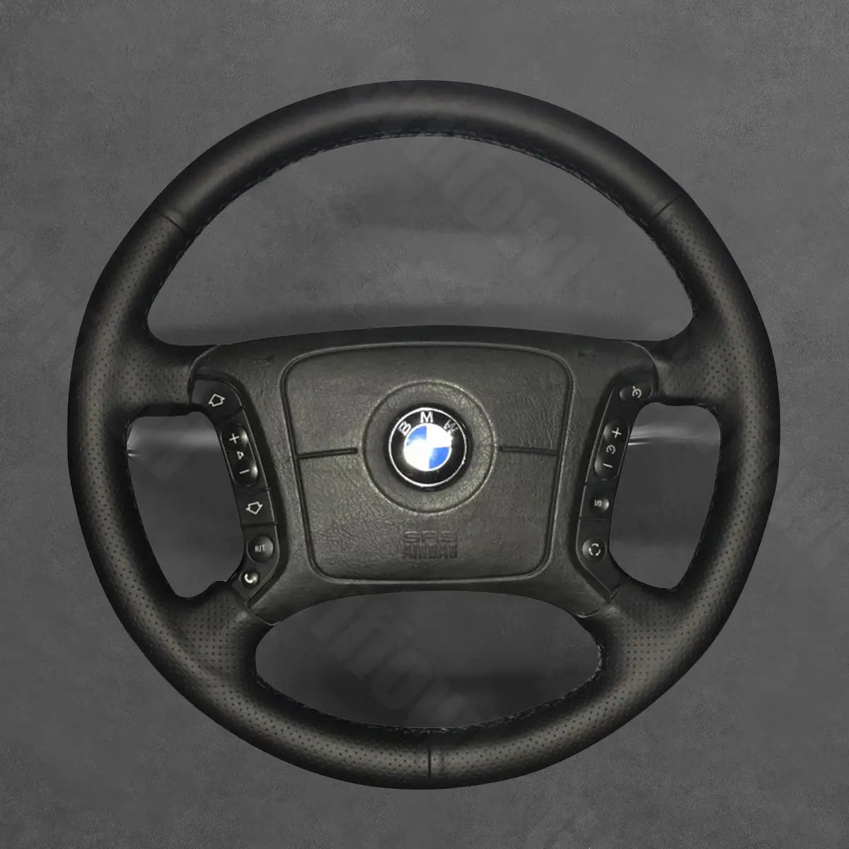 Griffowl Steering Wheel Cover for Customized Sedan BMW 3 Series E36 E46 E39 7 Series E38 1994-2004. Hand-sewn DIY kit blends grip, function, and style inside.