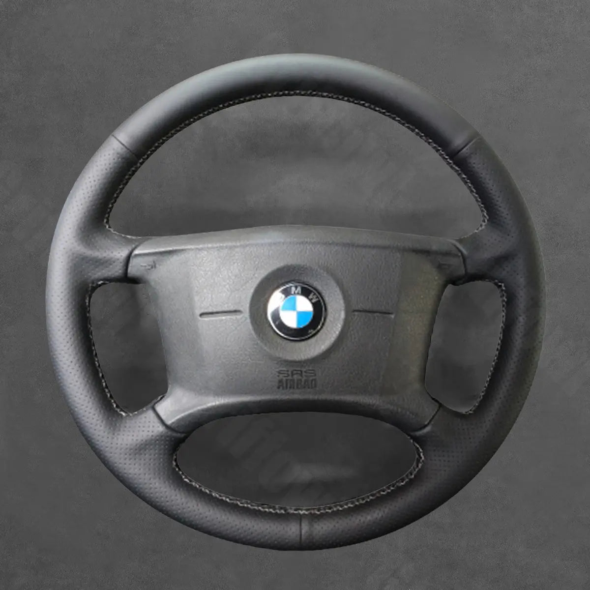 Griffowl Steering Wheel Cover for Customized Sedan BMW 3 Series E36 E46 E39 7 Series E38 1994-2004. Hand-sewn DIY kit blends grip, function, and style inside.