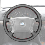 Griffowl Steering Wheel Cover for Customized Sedan BMW 3 Series E36 E46 E39 7 Series E38 1994-2004. Hand-sewn DIY kit blends grip, function, and style inside.