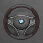 Griffowl Steering Wheel Cover for Customized Sedan BMW 3 Series E90 M3 2005-2013. For refined interior upgrades using our wrap and stitch kit.